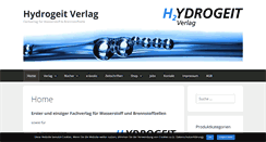 Desktop Screenshot of hydrogeit-verlag.de