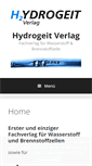 Mobile Screenshot of hydrogeit-verlag.de